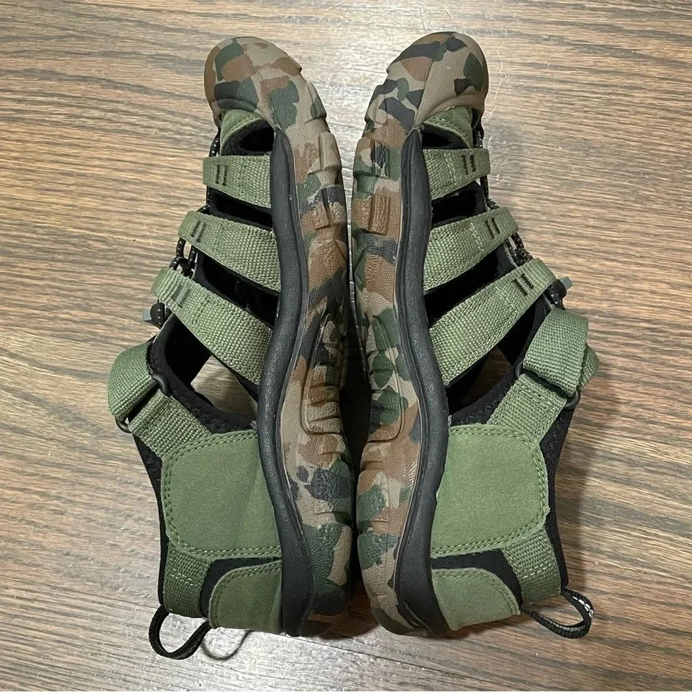 KEEN Boys Big KIDS NEWPORT H2- DUSTY OLIVE
